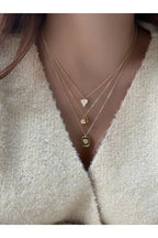 3-Piece Heart Charm Necklace