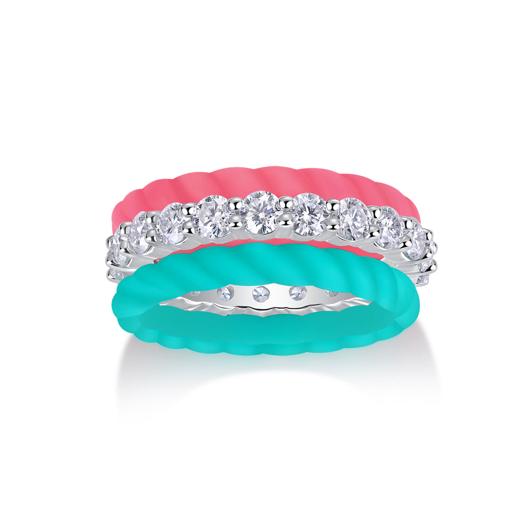 Dreamy Halo Moissanite Wedding Ring