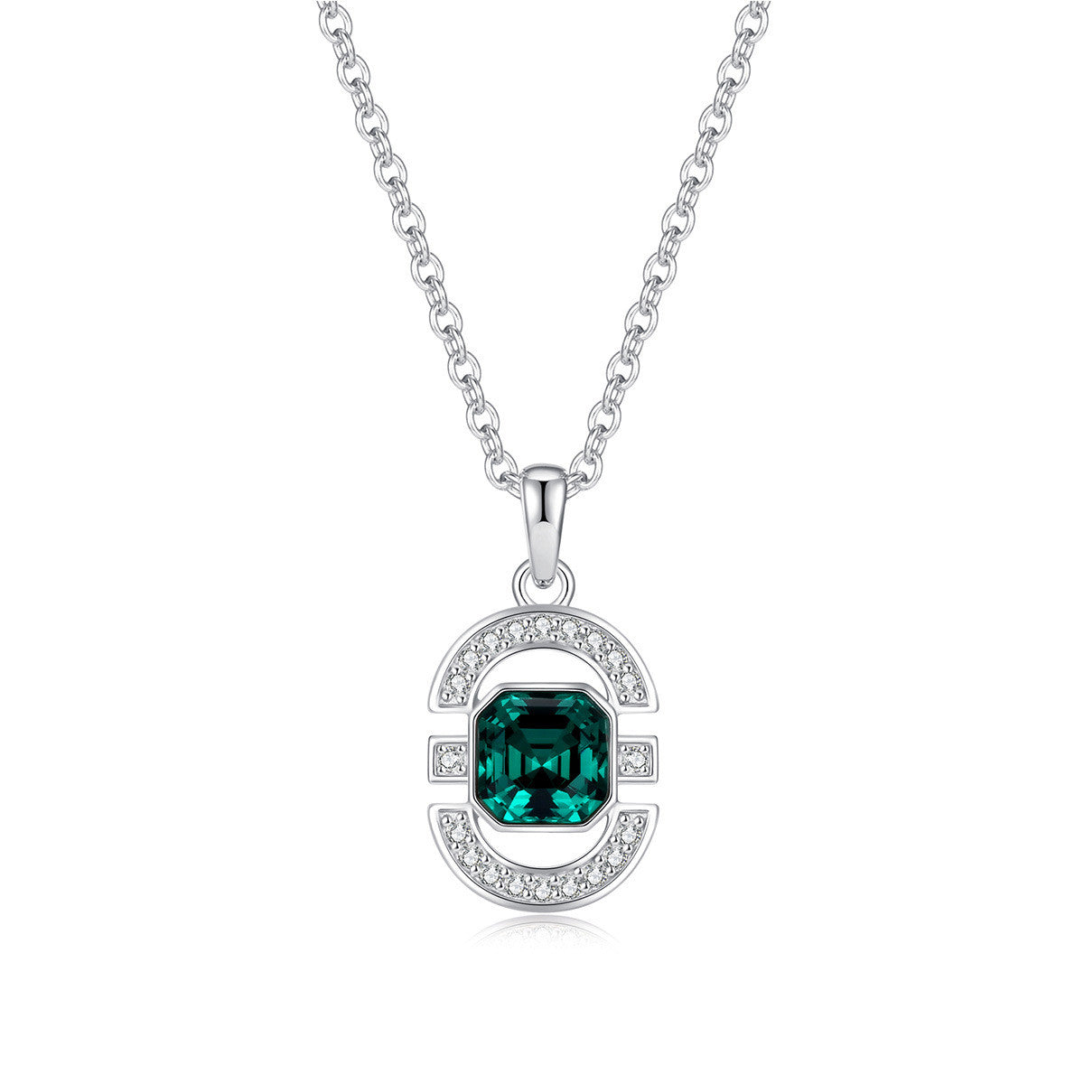 Square Crystal Jewelry Set