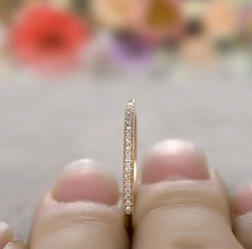 Eternal Spark Pavé Diamond Eternity Band