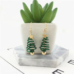Festive Christmas Tree DIY Earrings with Star & Bell Detail