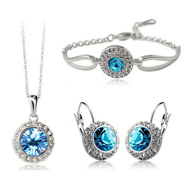 Elegant Zircon Jewelry Set