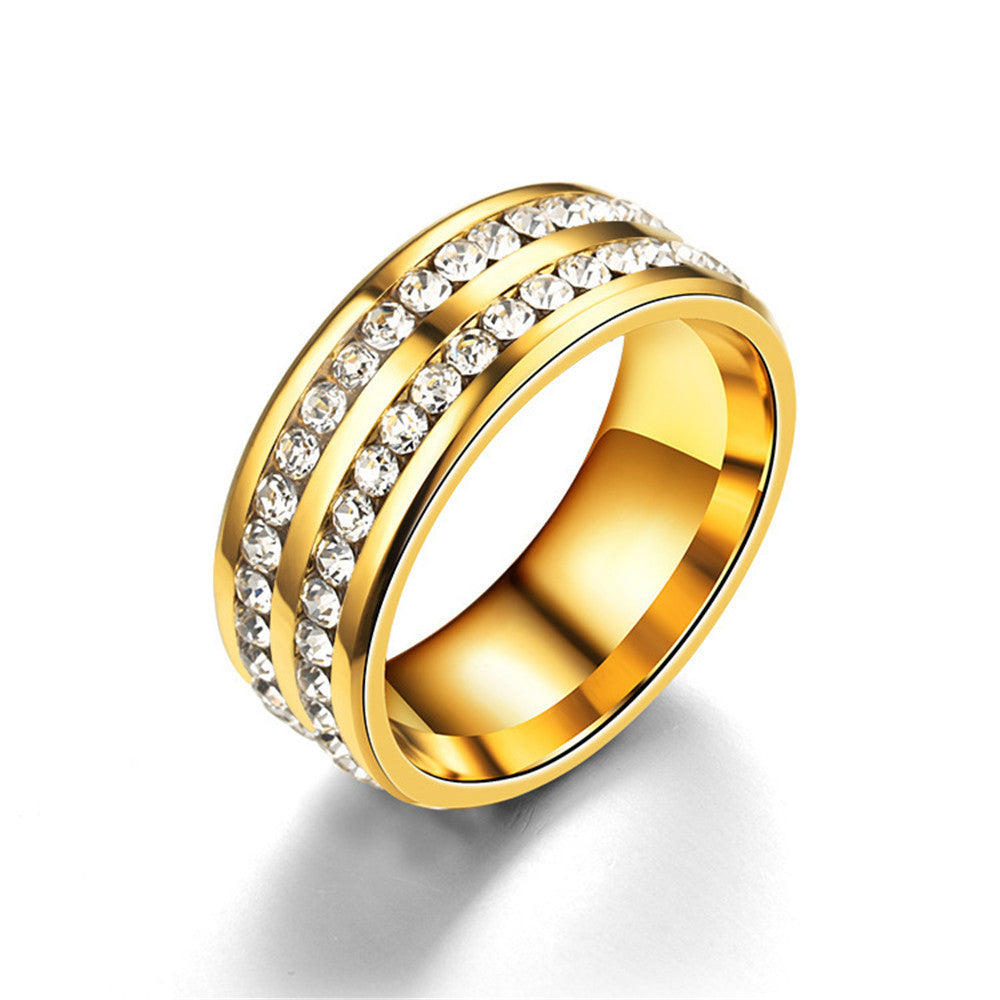 Luxury Marquise-Cut Bridal Ring Set in Gold Finish