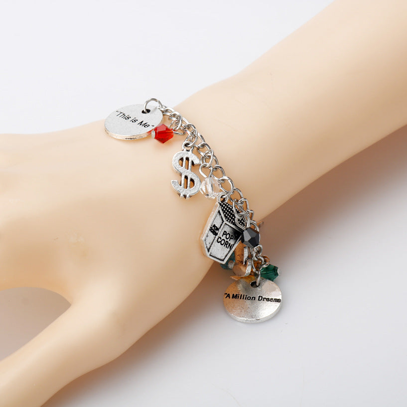 Charm Chain Bracelet with Playful Symbol Details
