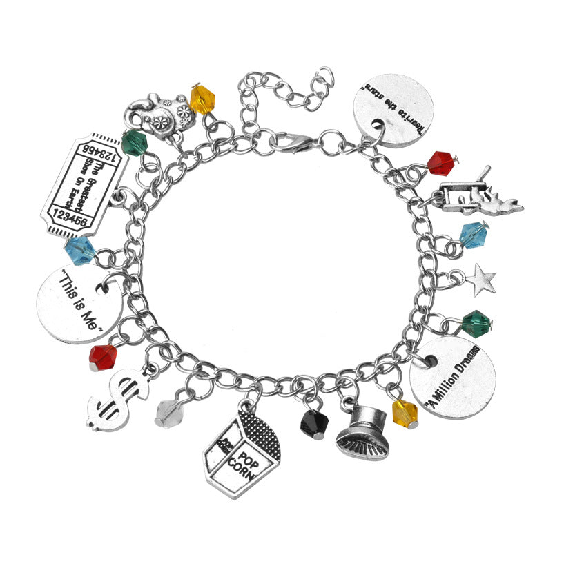 Charm Chain Bracelet with Playful Symbol Details