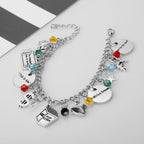 Charm Chain Bracelet with Playful Symbol Details