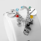 Charm Chain Bracelet with Playful Symbol Details