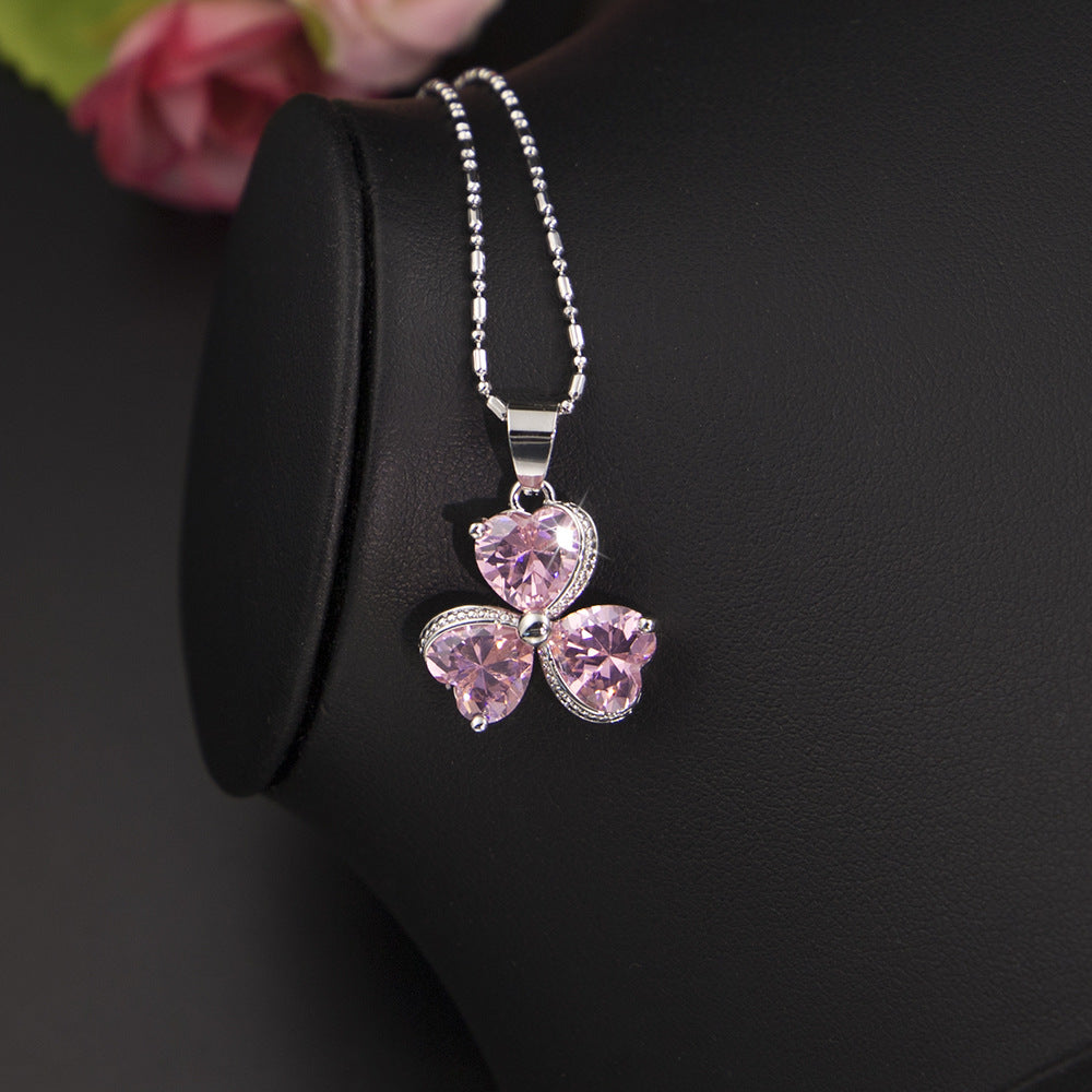 Clover Zircon Jewelry Set