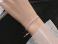 Slim Crystal Line Bracelet with Refined Everyday Elegance