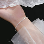 Slim Crystal Line Bracelet with Refined Everyday Elegance
