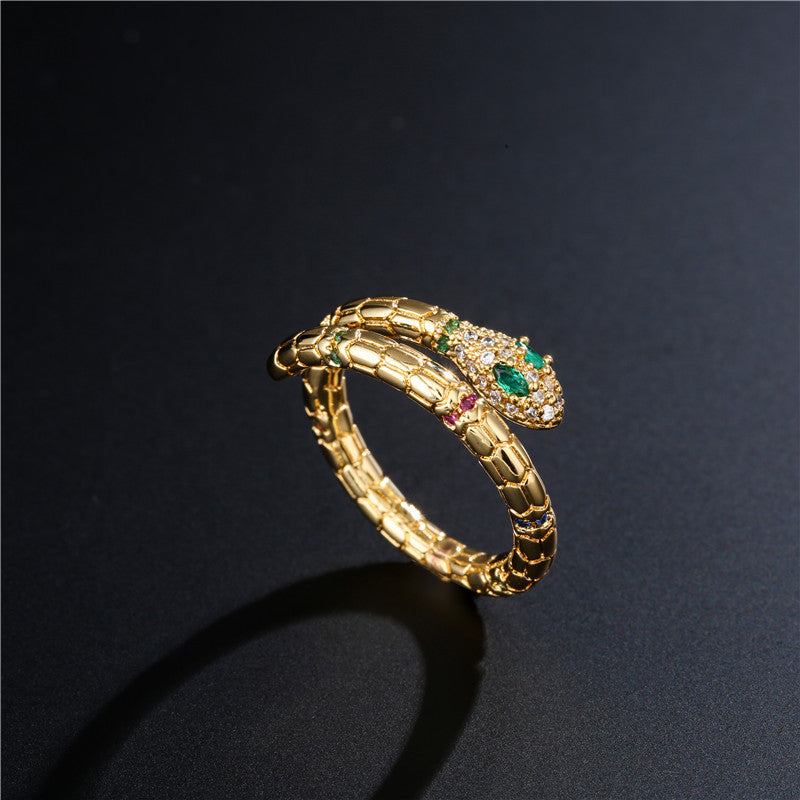 Snake Wrap Adjustable Ring