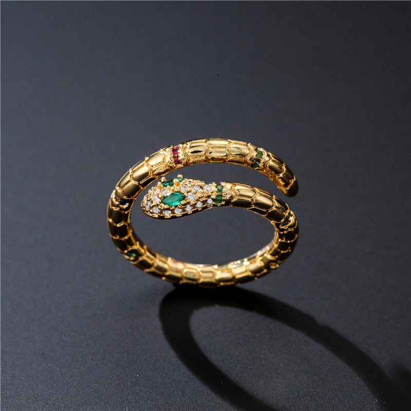 Snake Wrap Adjustable Ring