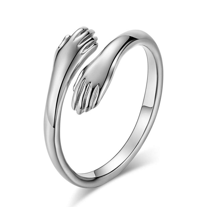 Embrace Adjustable Hug Ring – Minimalist Hand Design