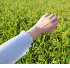 Delicate Chain Bracelet with Circular Symbol Detail