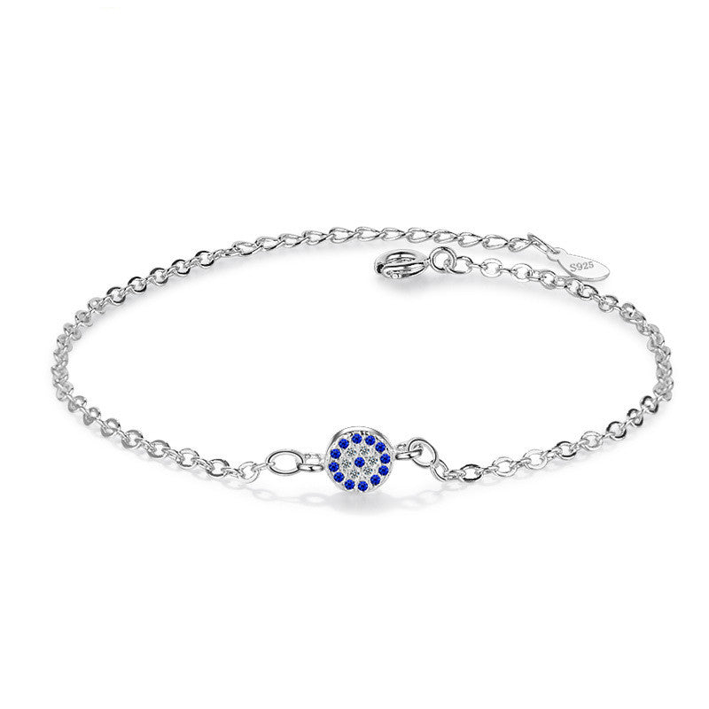 Delicate Chain Bracelet with Circular Symbol Detail