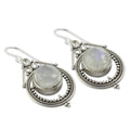 Vintage Moonstone Dangle Earrings