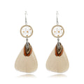 Boho Dreamcatcher Feather Earrings
