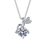 Moissanite Fairy Pendant Necklace