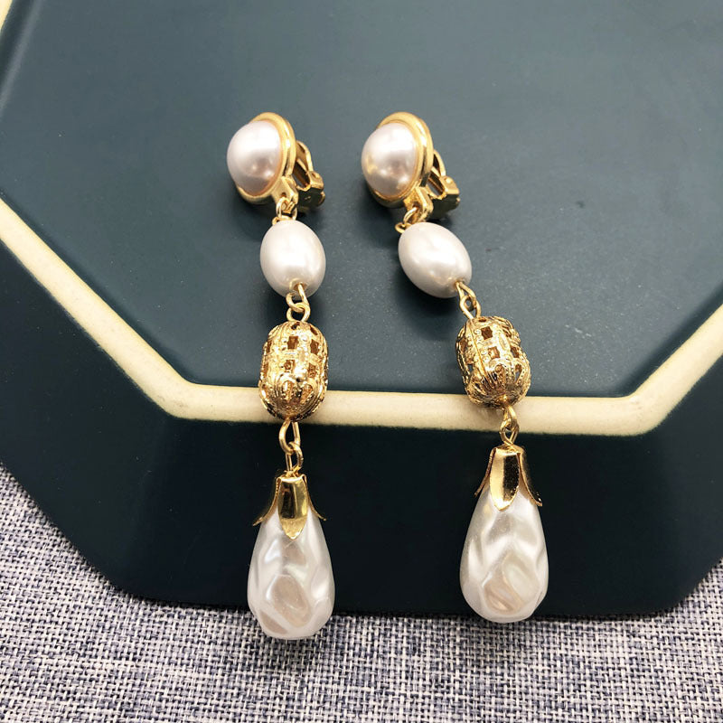 Handmade Baroque Pearl Earrings