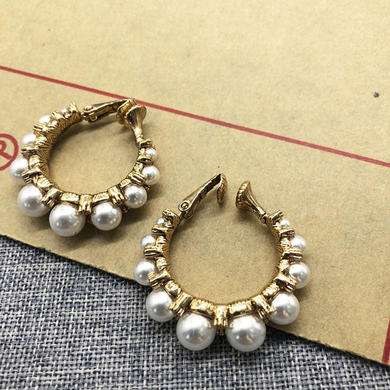 Handmade Baroque Pearl Earrings