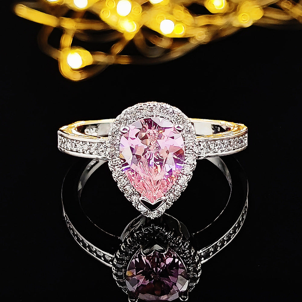 Blush Halo Engagement Ring Collection – Cushion, Pear & Heart Cuts