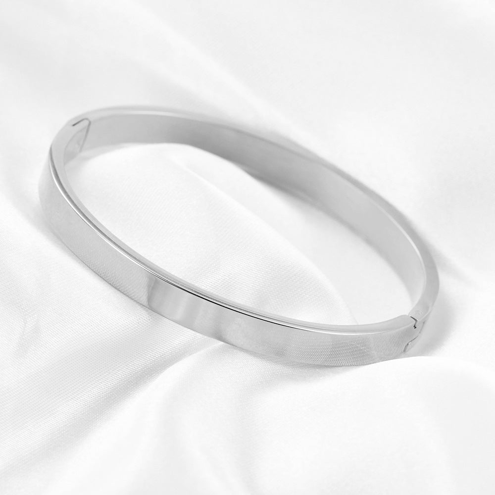Minimalist Open Cuff Bracelet with Sleek Contemporary Design