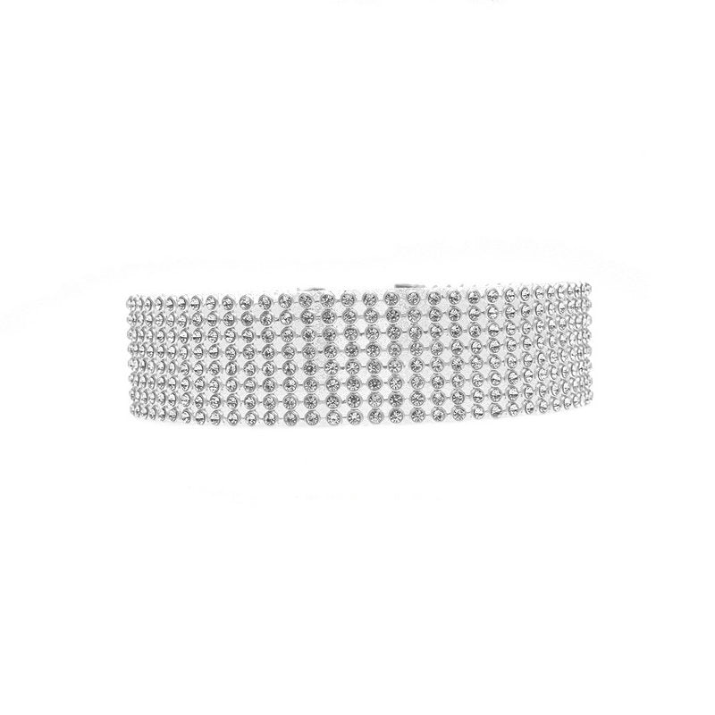 Luxury Rhinestone Choker Neck