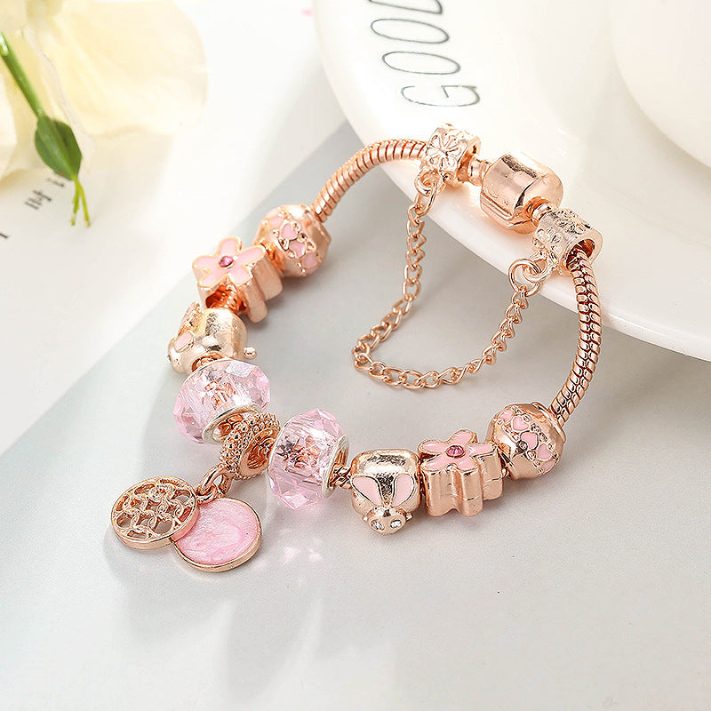 Charm Bracelet with Butterfly Pendant