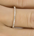 Eternal Spark Pavé Diamond Eternity Band