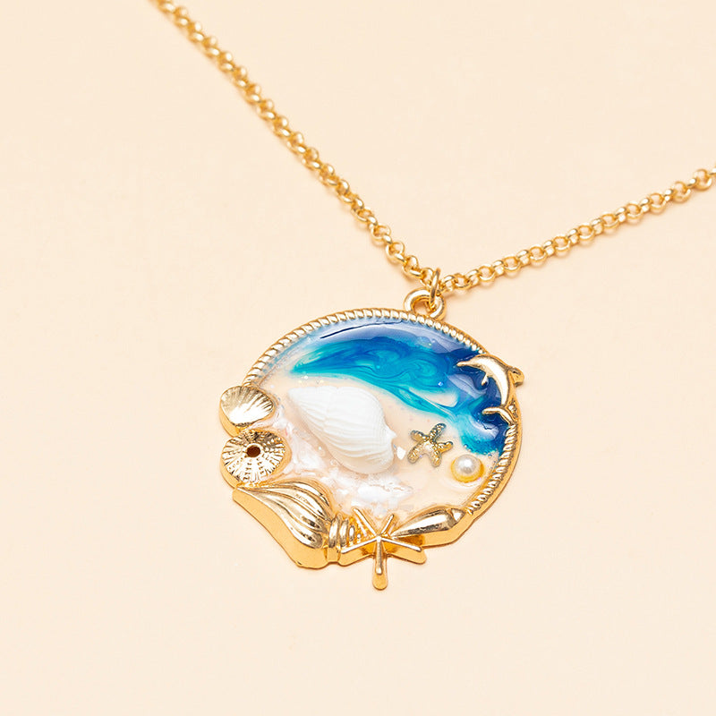 Krystal Crafts Ocean Dream Shell Pendant Necklace