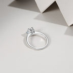 Classic Round Cut Solitaire Ring – Timeless Engagement Style