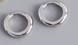 Classic Minimalist Gold Huggie Hoop Earrings