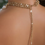 Luxe Cascading Pearl Statement Necklace