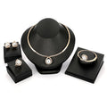 Elegant Pearl Pendant Jewelry Set