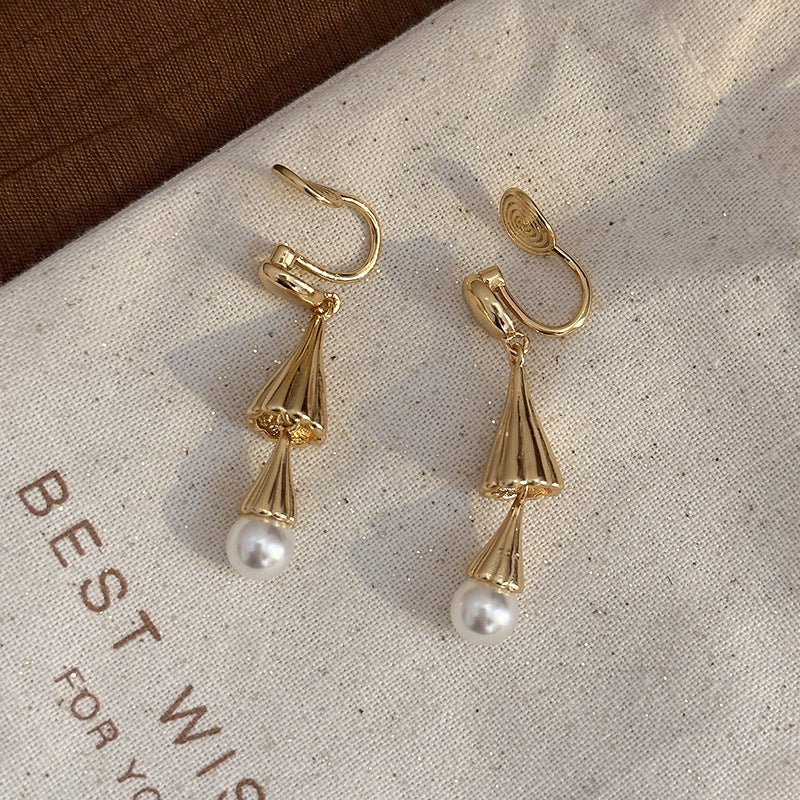 Long Wind Chime Pearl Drop