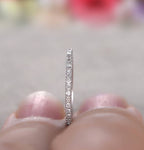 Eternal Spark Pavé Diamond Eternity Band