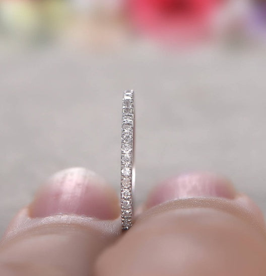 Eternal Spark Pavé Diamond Eternity Band