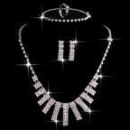 Luxury Rhinestone Jewelry Set