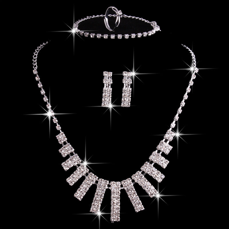 Luxury Rhinestone Jewelry Set