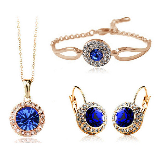 Elegant Zircon Jewelry Set