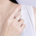 Classic Round Cut Solitaire Ring – Timeless Engagement Style