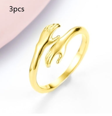 Embrace Adjustable Hug Ring – Minimalist Hand Design