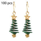 Festive Christmas Tree DIY Earrings with Star & Bell Detail