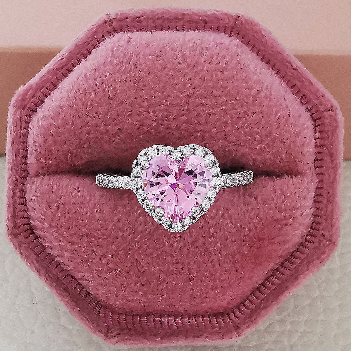 Blush Halo Engagement Ring Collection – Cushion, Pear & Heart Cuts