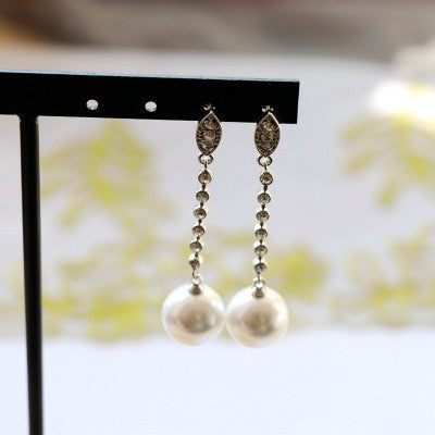Handmade Baroque Pearl Earrings