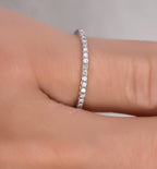 Eternal Spark Pavé Diamond Eternity Band
