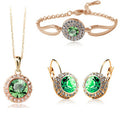 Elegant Zircon Jewelry Set