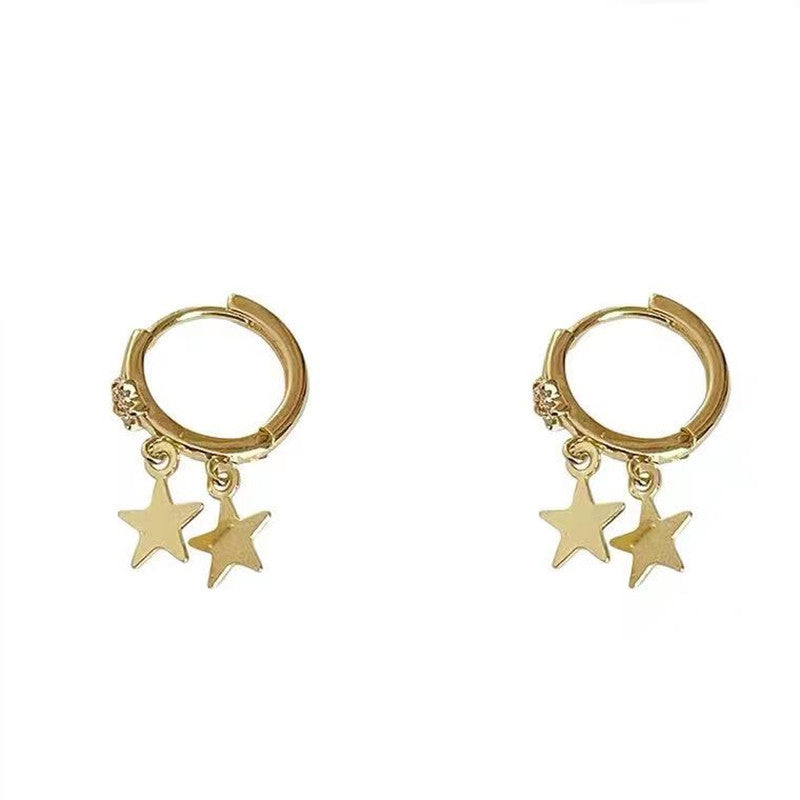 Celestial Star Dangle Earrings