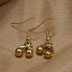 Cherry Pendant Necklace & Matching Drop Earrings