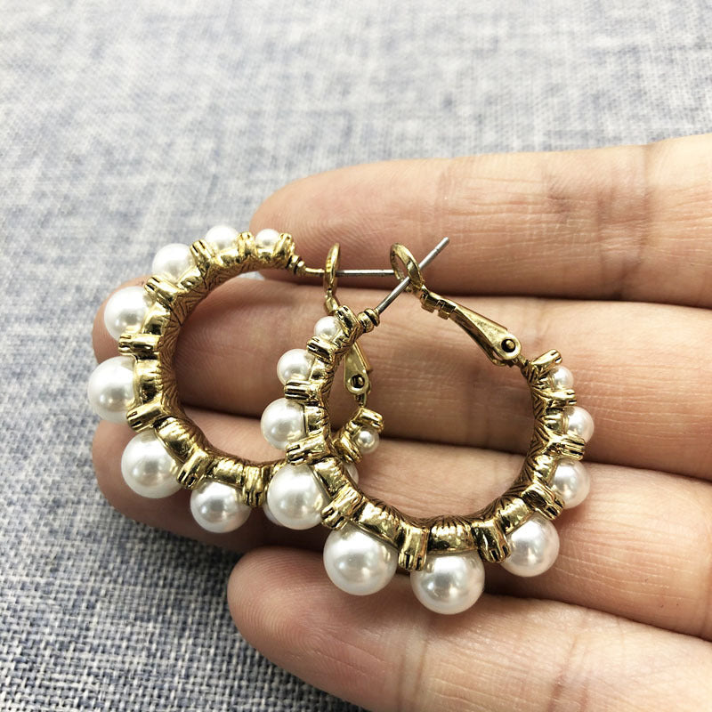 Handmade Baroque Pearl Earrings